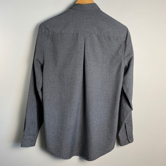 Report Collection Men's Gray Long Sleeve Medium Weight Dress Shirt Size Small - Picture 6 of 13
